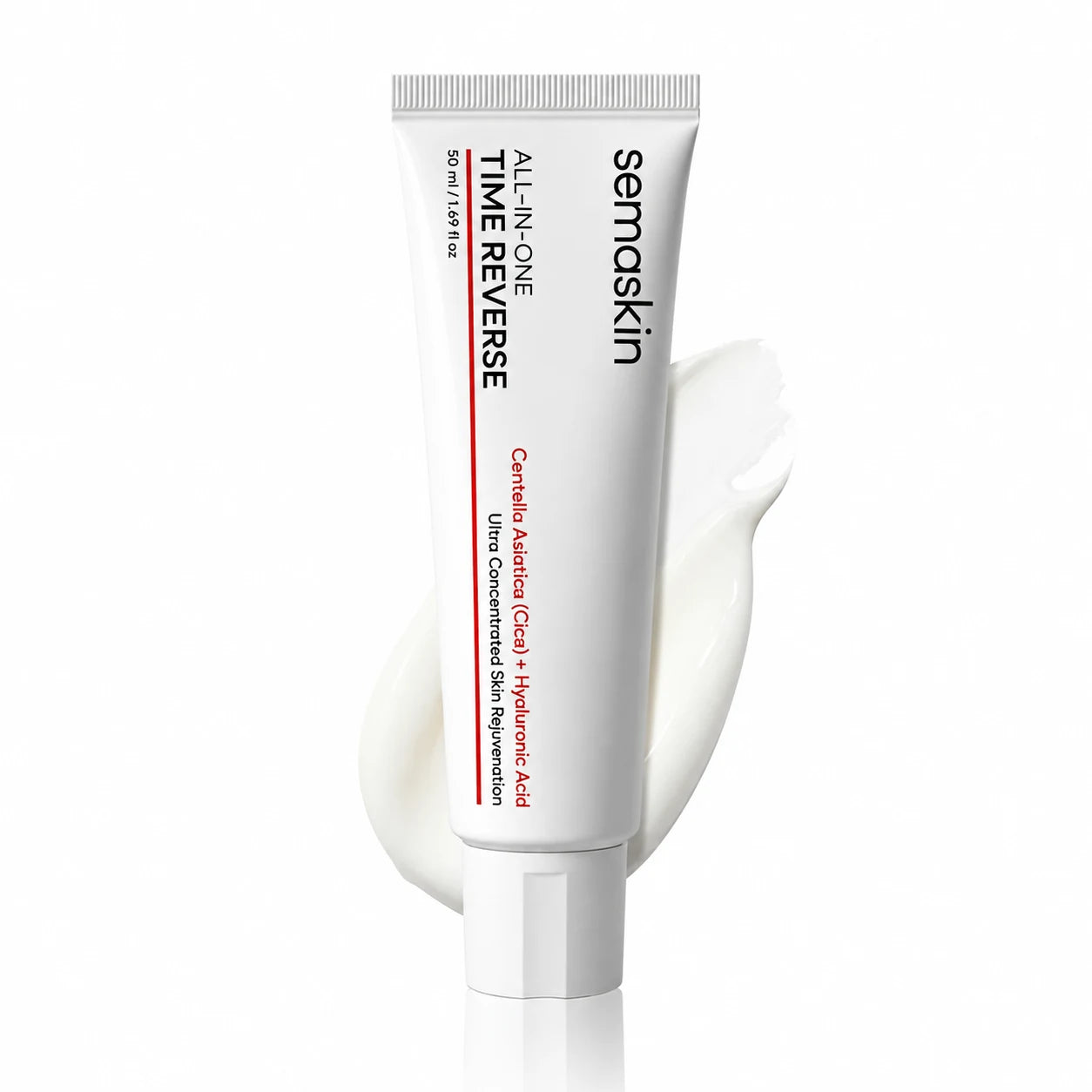Semaskin Time Reverse Cream auf weißem Hintergrund