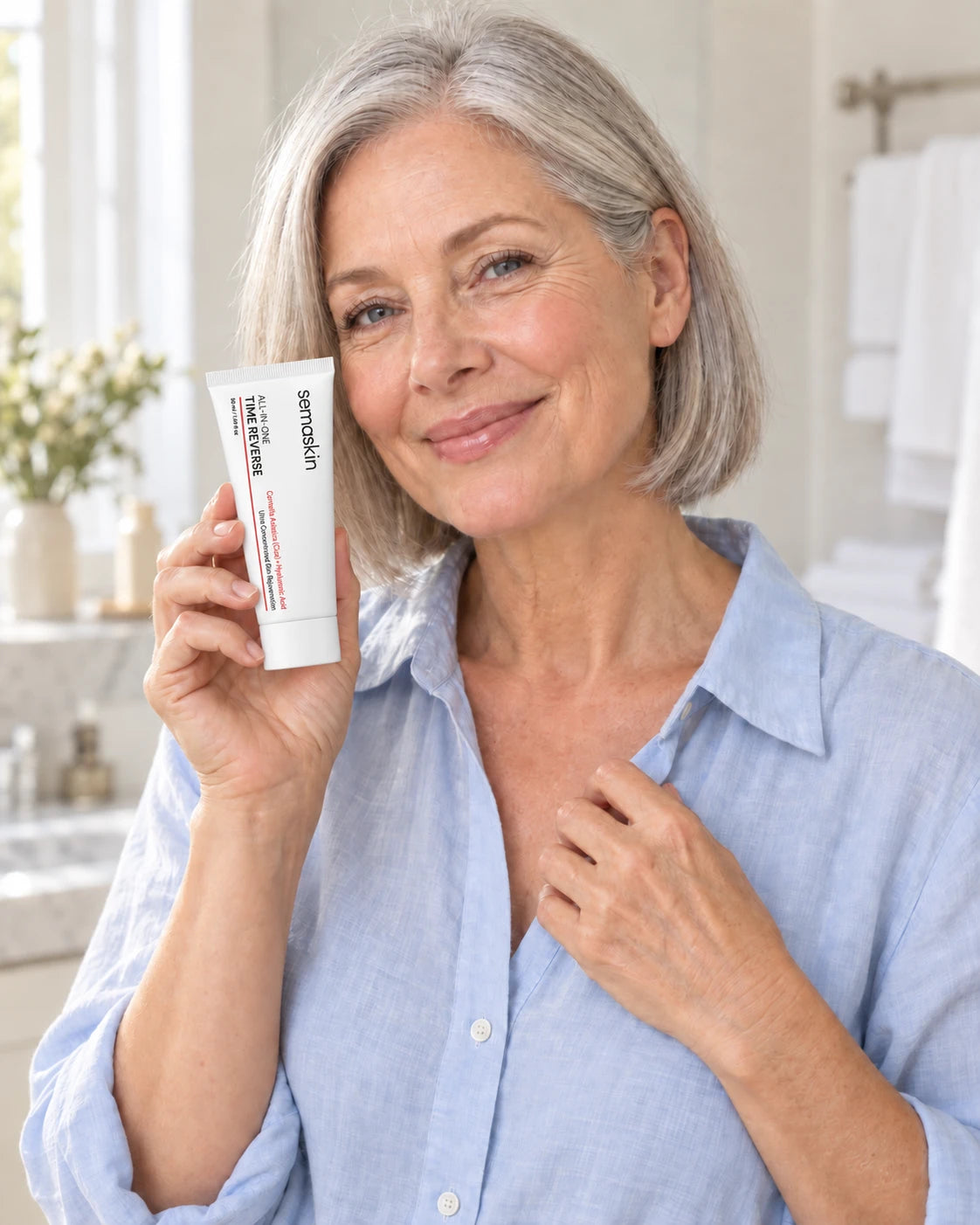 Semaskin Time Reverse skincare lifestyle portrait 1