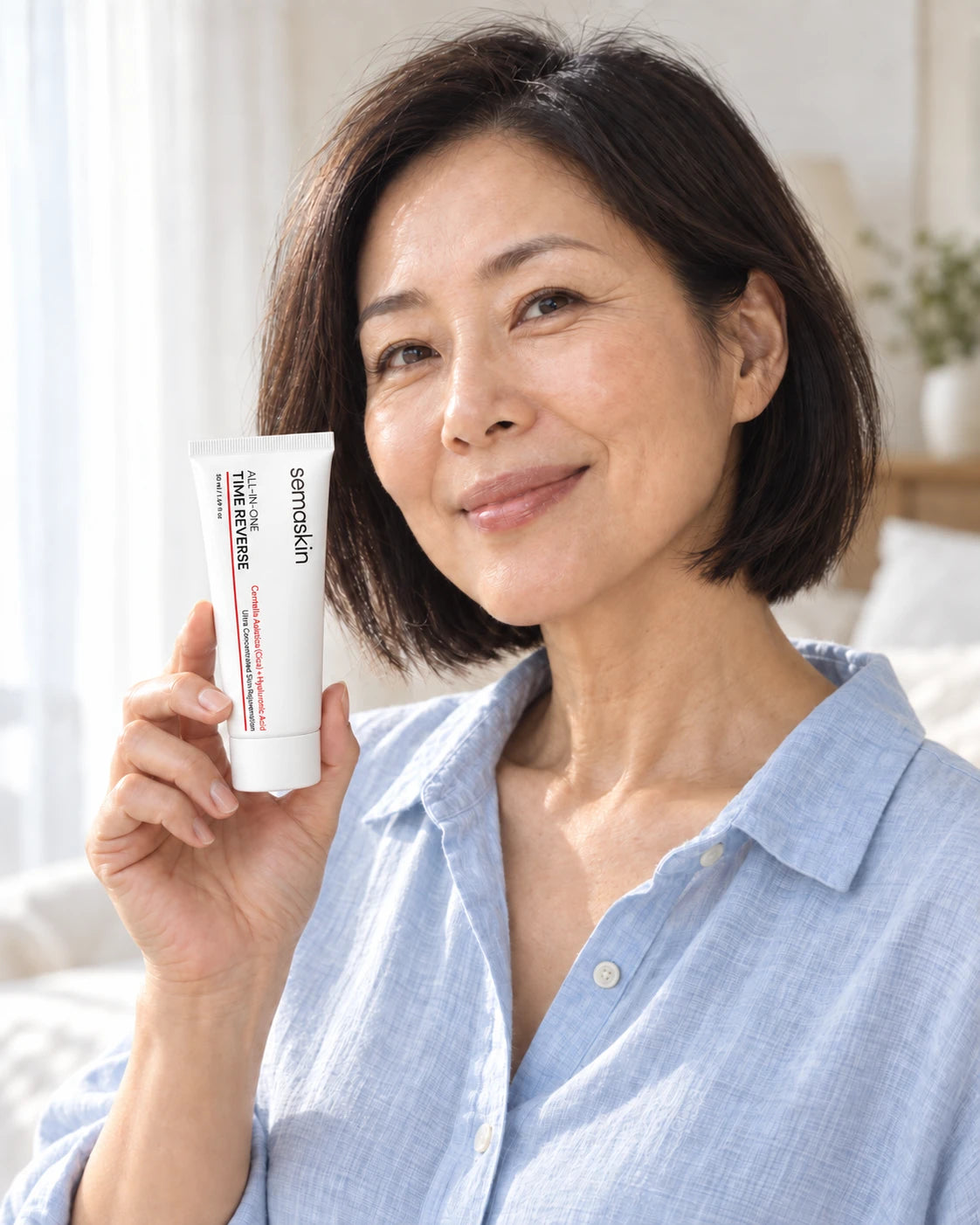Semaskin Time Reverse skincare lifestyle portrait 3