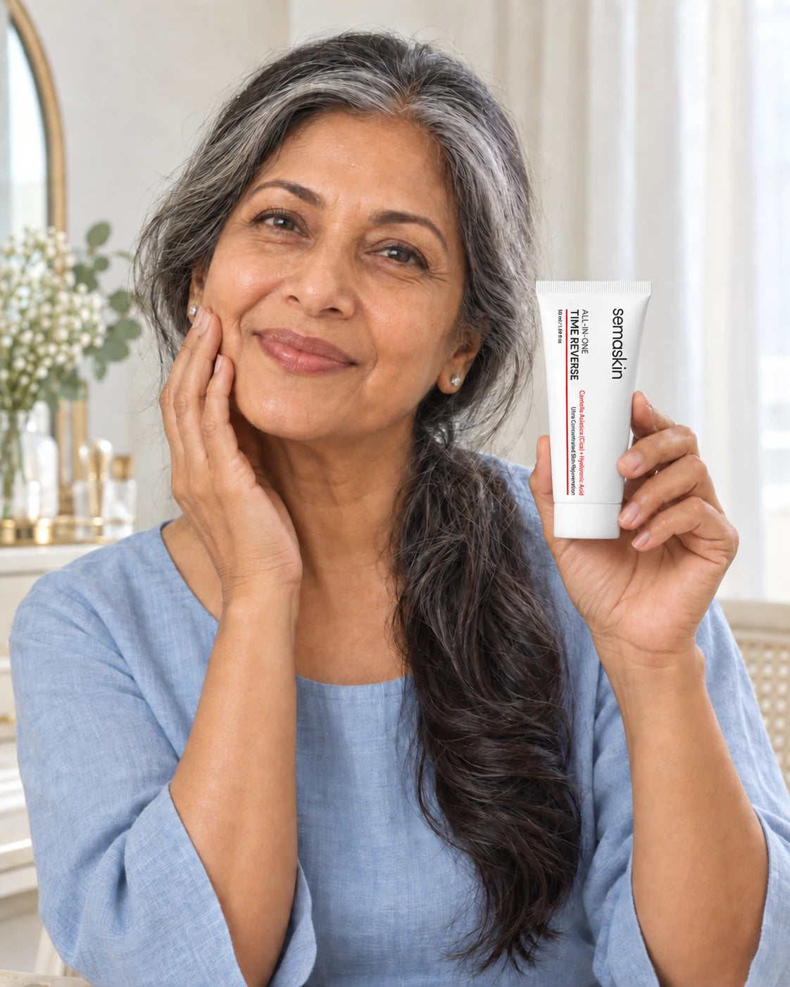 Semaskin Time Reverse skincare lifestyle portrait 6