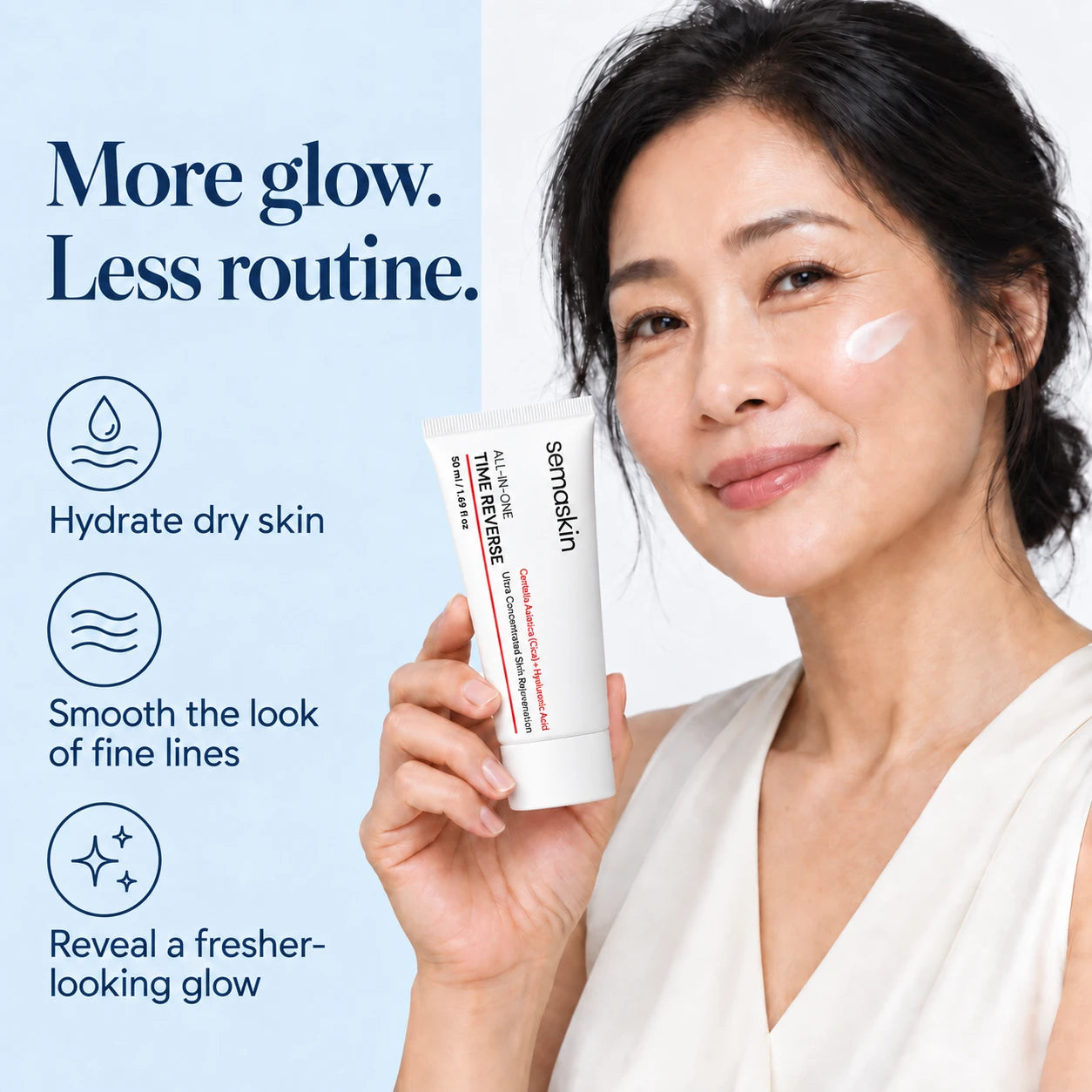 Daily hydration, smoother-looking skin and a fresh glow